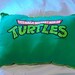Teenage Mutant Ninja Turtles Upcyled T Shirt Pillow