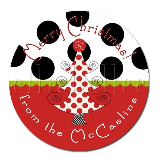 fun and whimsical christmas gift tags red polka tree fun and whimsical christmas gift tags red polka tree