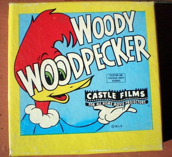 VINTAGE CASTLE FILMS WOODY WOODPECKER 8MM