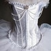 white tulle corset