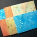 Note Card Set Hand Painted Watercolors 6 pieces