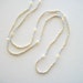 Silver Eyeglass Necklace or Beaded Lanyard with Vintage White Fresh Water Pearls