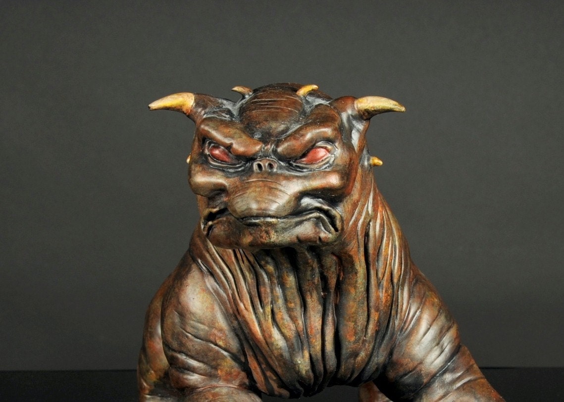 Single Terror Dog Sculpture inspired by Ghostbusters 7in