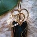 Apatite Gold Wrapped Pendant