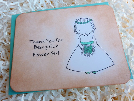 Fresh 55 Flower Girl Thank You Card