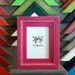 5x7 Picture Frame with Vintage Cerise Finish in Vintage Pink Cooper Build Up Style - SAME DAY SHIPPING