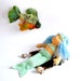 Waldorf Doll Mermaid Ariel - crochet set for dolls, baby cocoon eco friendly gifts for kids