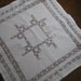 RESERVED Vintage Teneriffe LaceTablecloth