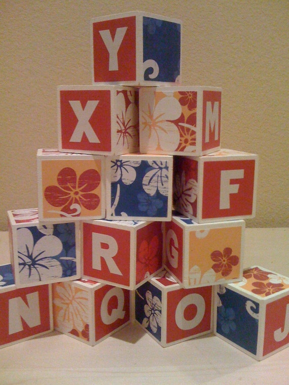 Items similar to Hawaiian Building Blocks on Etsy