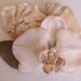 Ivory Orchids - Hair Clip, Off White Orchid Hair Clip, Wedding, Bridal, Bridesmaids, Wedding Hair Accessory