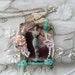 Original Mixed Media Collage Gift Tag - Joy