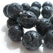 The Betty Bracelet - Black Lava Rock and Silver