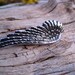 Silver Wing Tie Clip - Groomsmen - Steampunk - Antique Silver - Unique Accessory