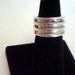 Sterling Unisex Ring, Mens or Ladies Industrial Style Sterling Silver 925 Vintage Ring Size 7 Vintage Jewelry Jewellery