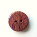 One Large Button - handmade polymer clay supply for crafts, knit or crochet- warm desert colors