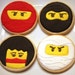 One dozen Ninjago cookie favors