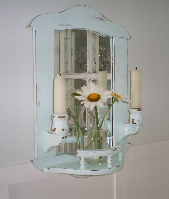 shabby chic mirror wall shelf shabby chic mirror wall shelf