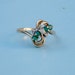 Vintage 10k Gold Emerald Ring