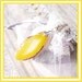 Banana Creme Pie- Unusual Geode Druzy- Necklace U 5485