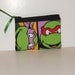 Teenage Mutant Ninja Turtles Fabric Coin Purse- Handmade Nintendo- OOAK TMNT