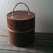 Vintage Faux Alligator Wig Box