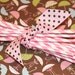 25 Bubble Gum Pink and white barber striped paper drinking straws - with FREE Blank Paper Flags. Also see - "Personalized" flags option.