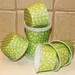 Nut / Candy Cups - 20 LIME GREEN Dot Cupcake Baking Cups, Dessert Cups, Ice Cream, Party Supplies