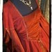 Fire and Flame Tudor Renaissance Gown Bust 43"