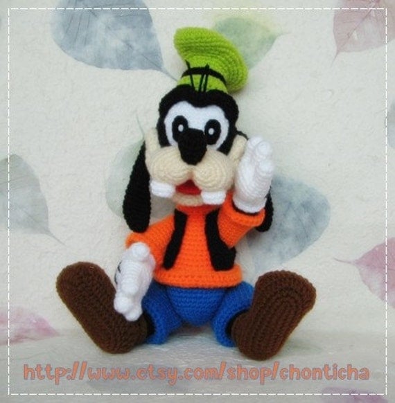 Goofy 12 inches PDF amigurumi crochet pattern