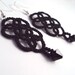 Tatted Gothic Earrings - Elaine