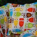 TWIN Shopping Cart Cover - Custom Boutique Shopping Cart Cover- Bermuda Owl- for B/B or B/G Twins - Unisex