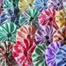 25 - 1930's Feedsack Repro 2 inch Yo Yo Fabric Quilt Block Embellishment Applique Trim Pieces
