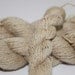 Tan Reclaimed Silk Angora Yarn, Lace Weight Yarn - 480 Yards