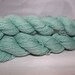 Upcycled Yarn, Green Lambswool Angora Yarn, Lace Yarn - 373 Yards
