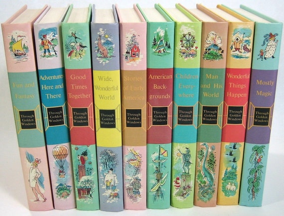 s a l e ..... Through Golden Windows Books Complete Set 1958