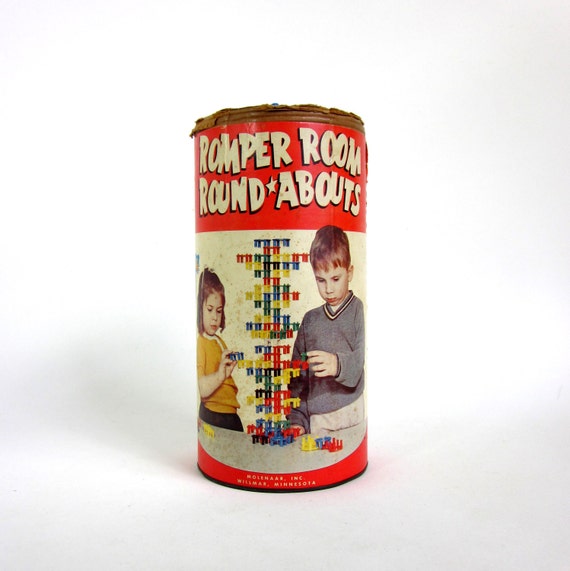 Vintage Romper Room Round Abouts Building Toys
