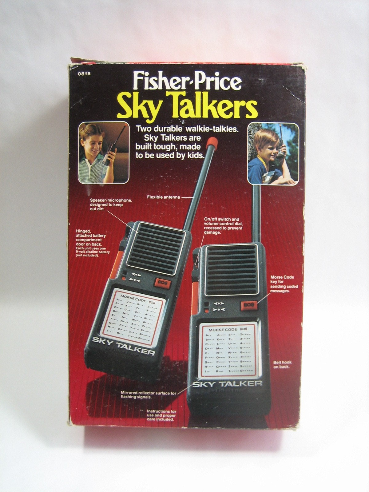 Fisher Price Sky Talkers. Two Vintage Toy Walkie Talkies.