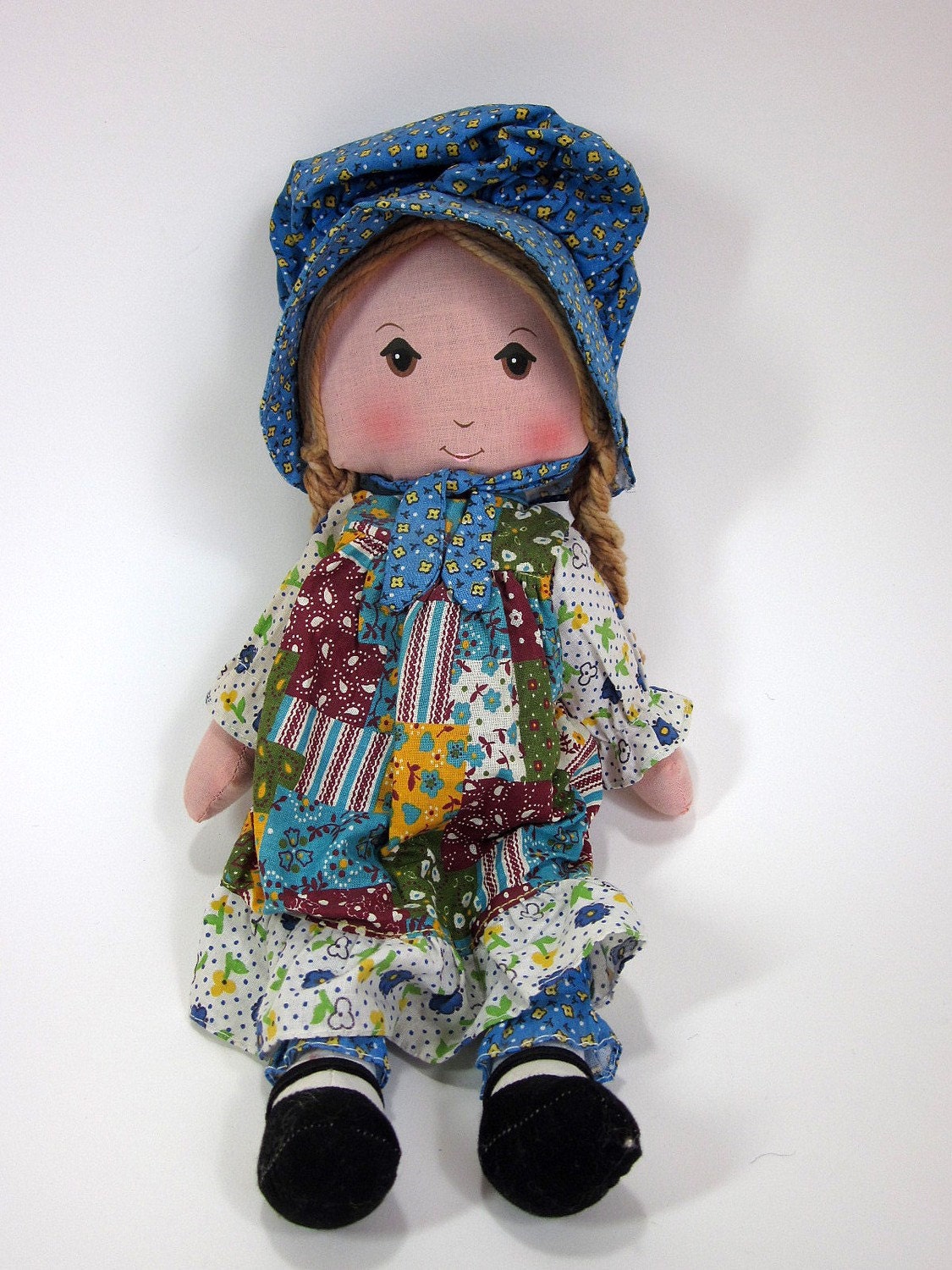 Knickerbockers HOLLY HOBBIE 16 Inch Rag Doll by AttysSproutVintage