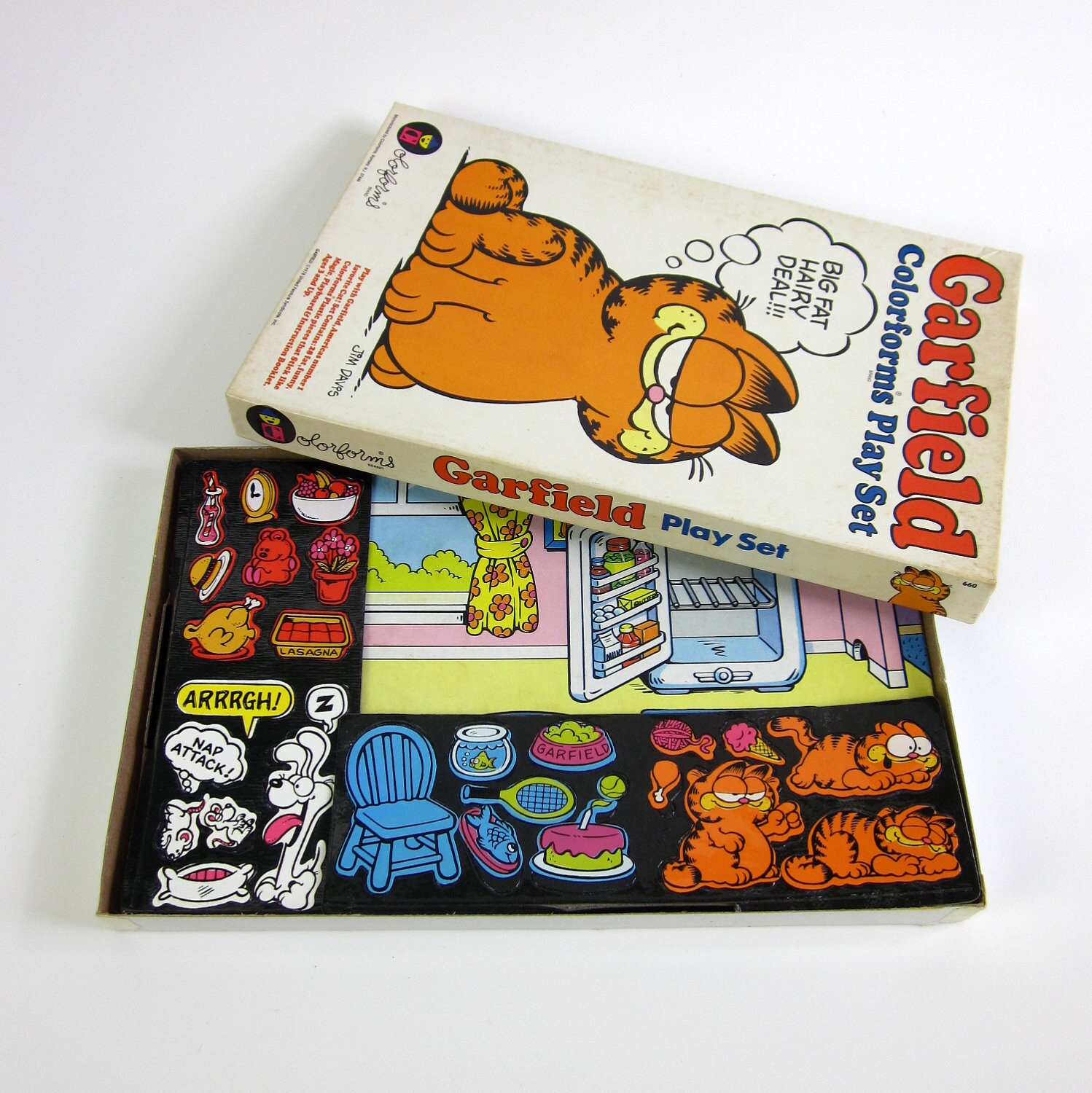Garfield COLORFORMS Play Set 1978