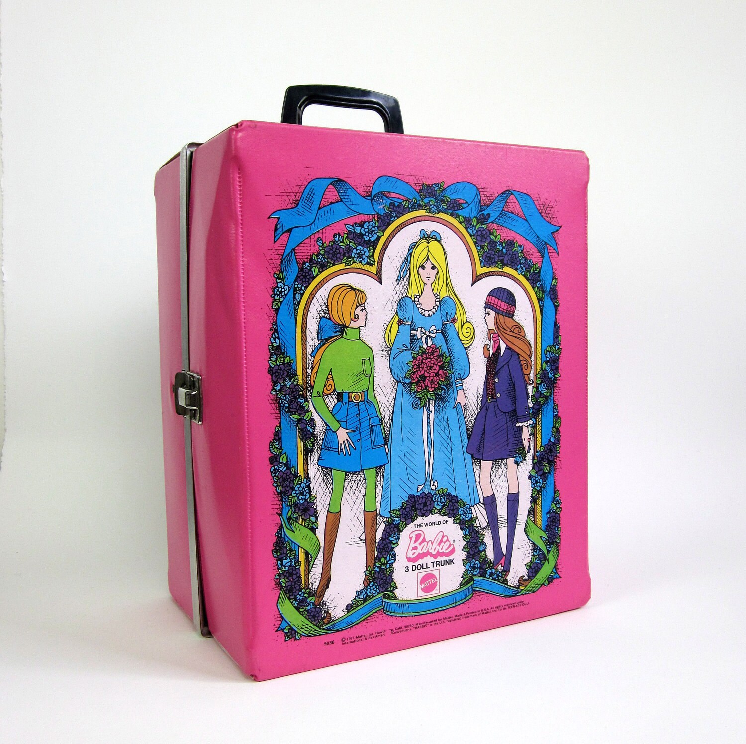 Barbie 3 Doll Trunk Case 1971