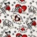 Cute To Boot Love Your Puppy Dog RK Fabric Hugs and Kisses Dalmatian Hearts