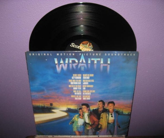 Rare Vinyl Record The Wraith Original Soundtrack LP 1986 Sci