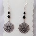 Gothic Jewelry - Spider Web Earrings - Dangle Earrings