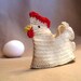 Cluck, Cluck Crocheted Hen Egg Cozy