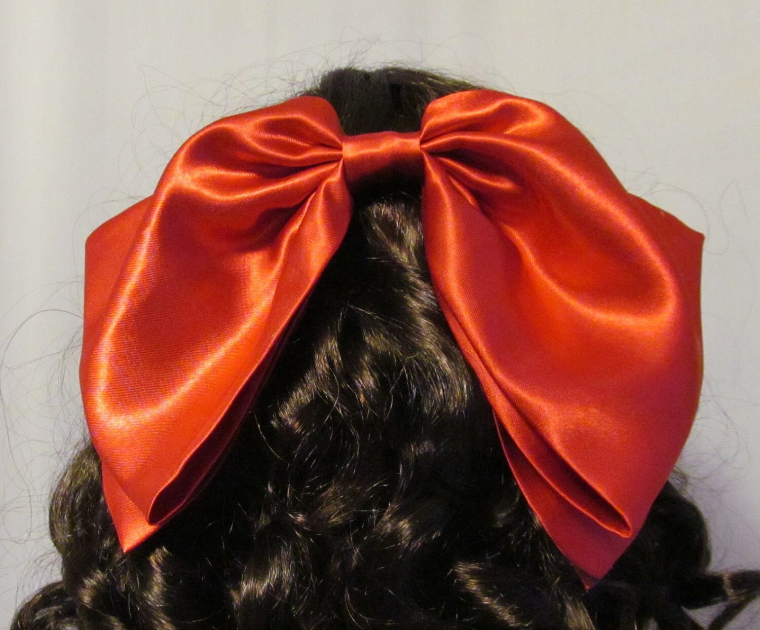 Halloween Sailor Venus Red Hair Bow Costume Cosplay