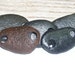 Jewelry Supplies Beach Stone Hand Drilled Connectors