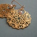 Pearl and Filigree Gold Earrings......SALE 10% OFF at Checkout.....SALE ending soon