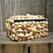 Vintage Sea Shell Box . Trinket Box .