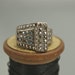 VINTAGE Marcasite Sterling Ring As is