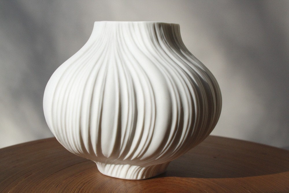 Reserved Porcelain Vase By Martin Freyer